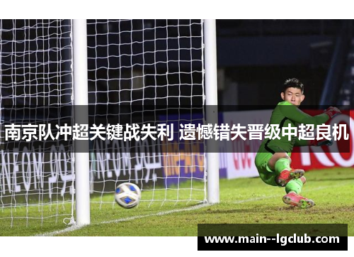 南京队冲超关键战失利 遗憾错失晋级中超良机 南京队冲超关键战失利 遗憾错失晋级中超良机